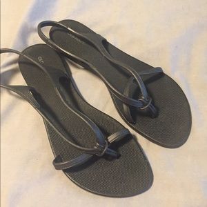 Grey sandals